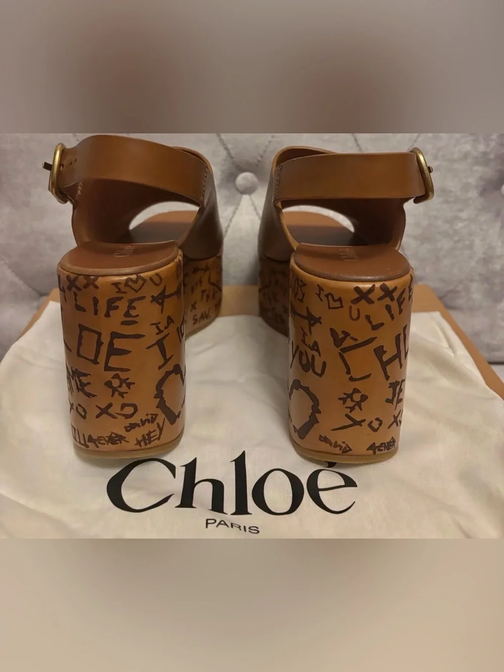 Chloe Maxime Wedge sandals